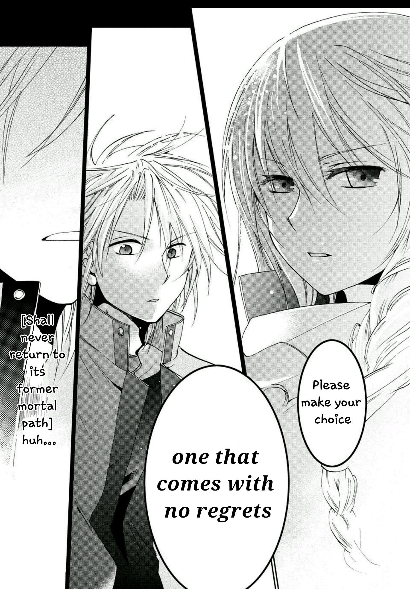 Arianrhod giving Leonhardt a choice.