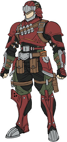 Concept art of troops 영웅전설 섬의 궤적 III