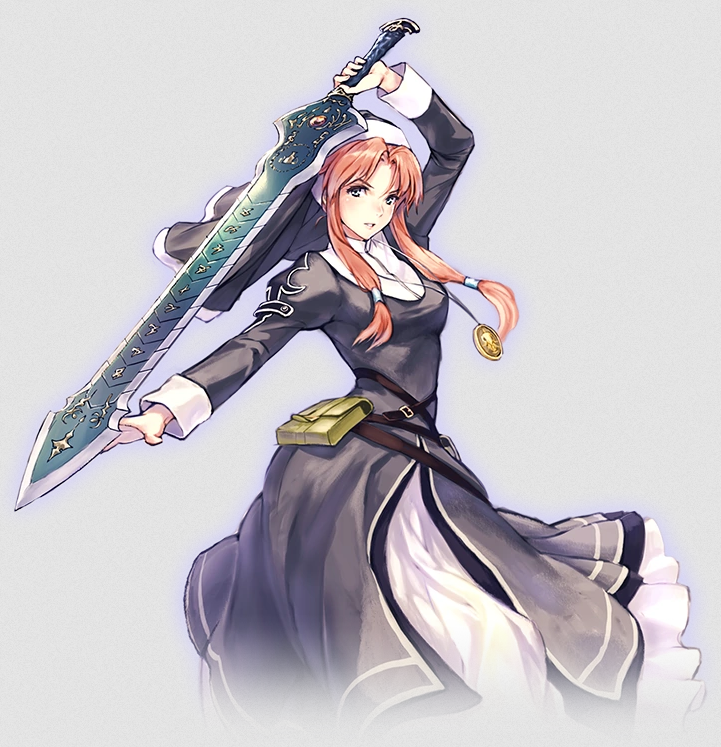 Ries Argent's Templar Sword in 영웅전설 하늘의 궤적 the 3rd EVO
