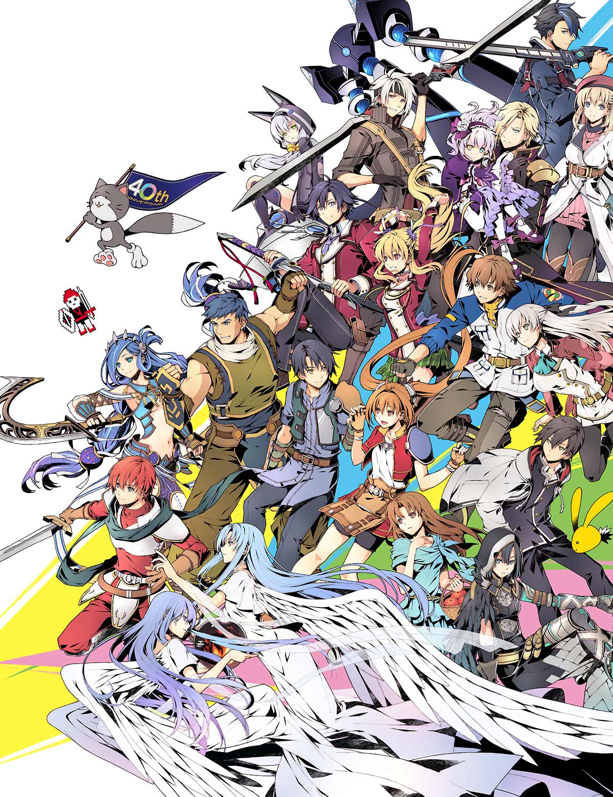 Falcom 40th Anniv. (Agnes Claudel to top right)