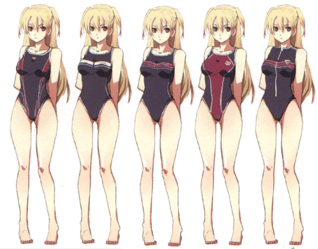Swim outfit variations