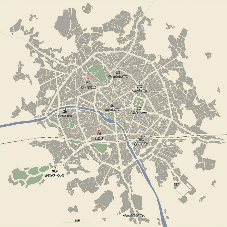 Concept Art of map of Edith