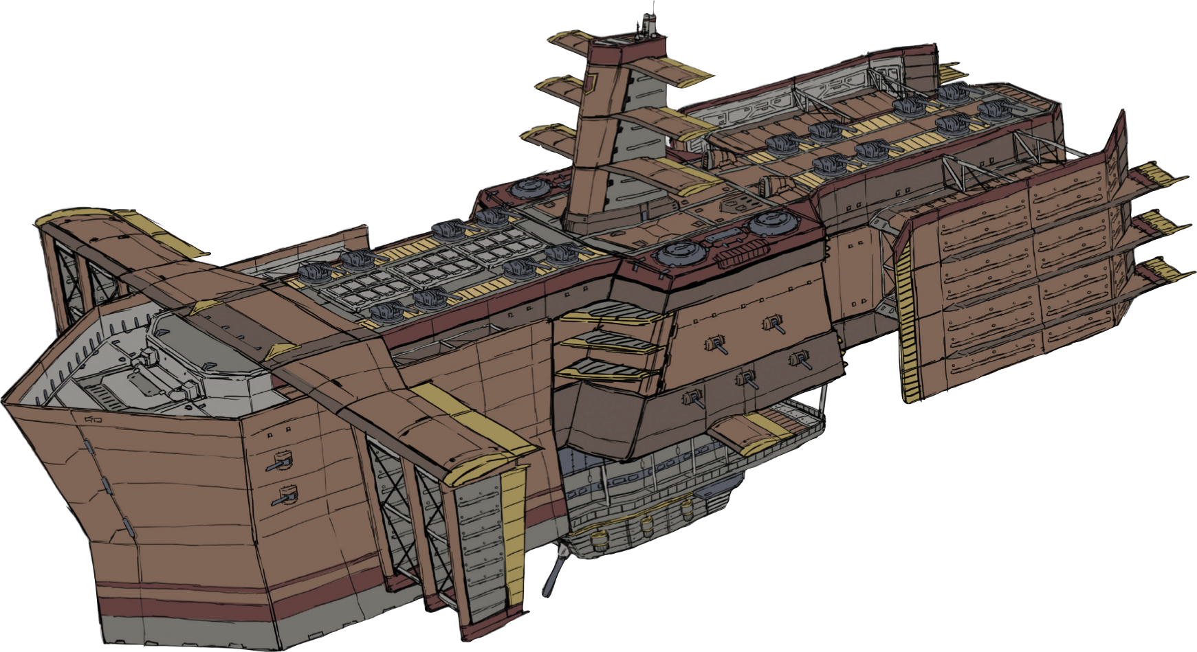 Republic Army Battleship 'Baten Kaitos'