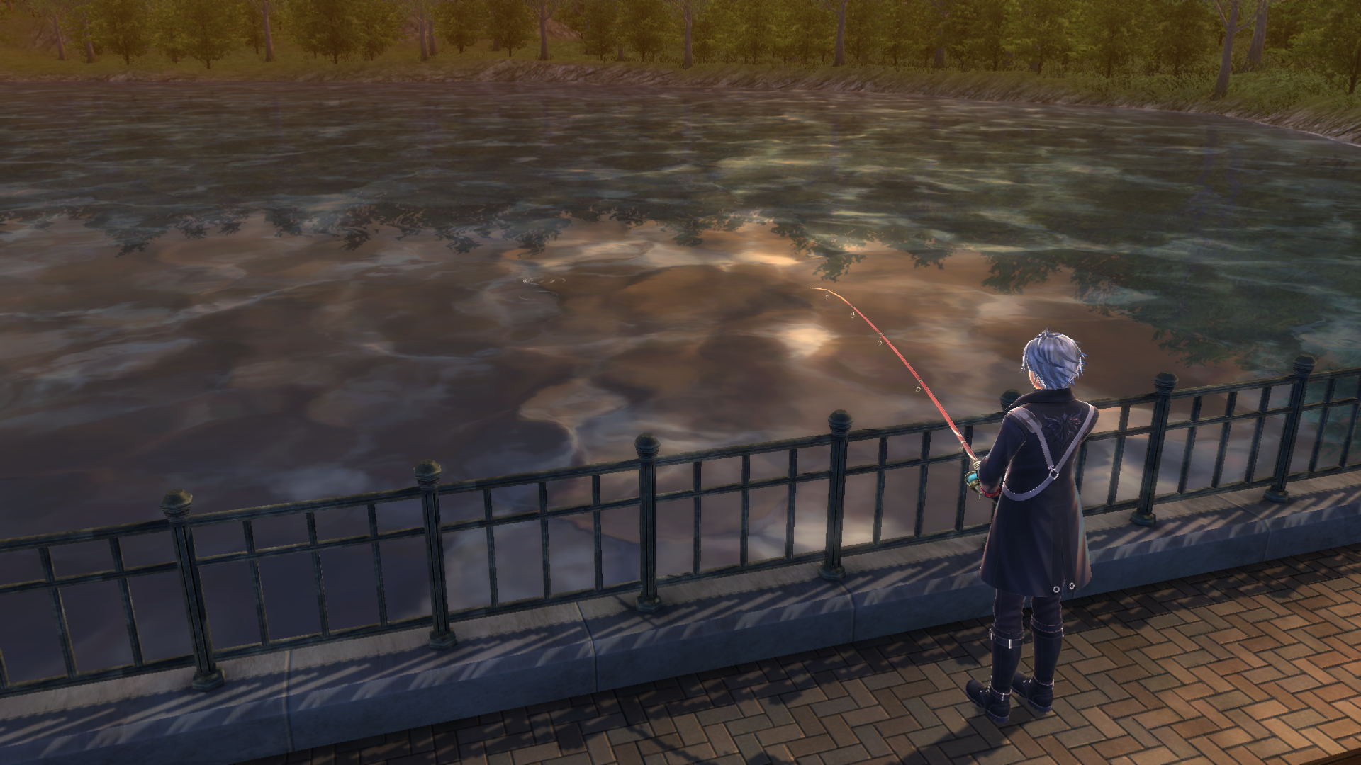 Fishing spot in 영웅전설 섬의 궤적 IV