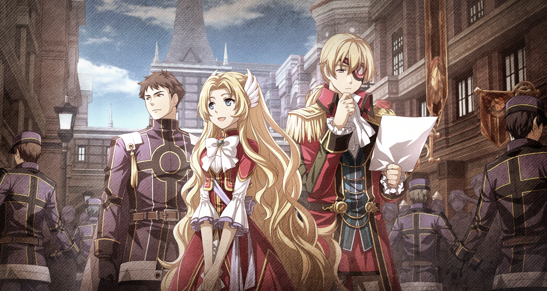 Alfin, along with Olivert and Mueller helping rebuild trust in the Imperial Family (Ending visual)