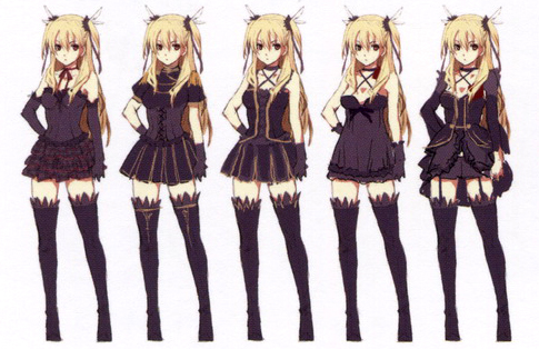 Stage outfit variations