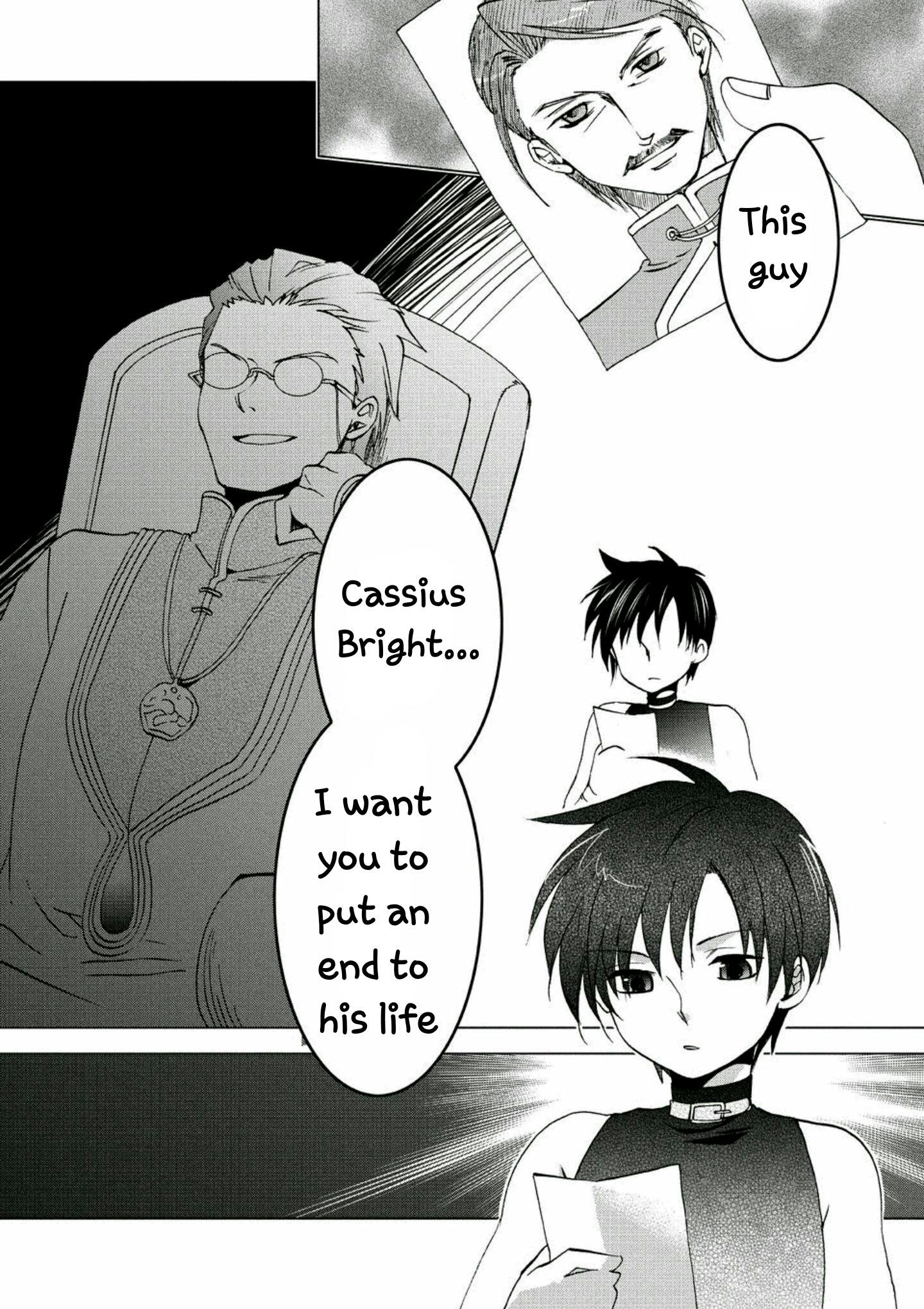 Weissmann tasking Joshua to Assassinate Cassius