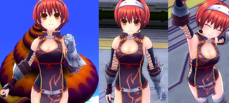Hyperdimension Neptunia Falcom Chan
