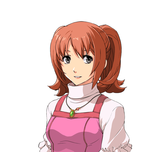 Fran's casual bust shot