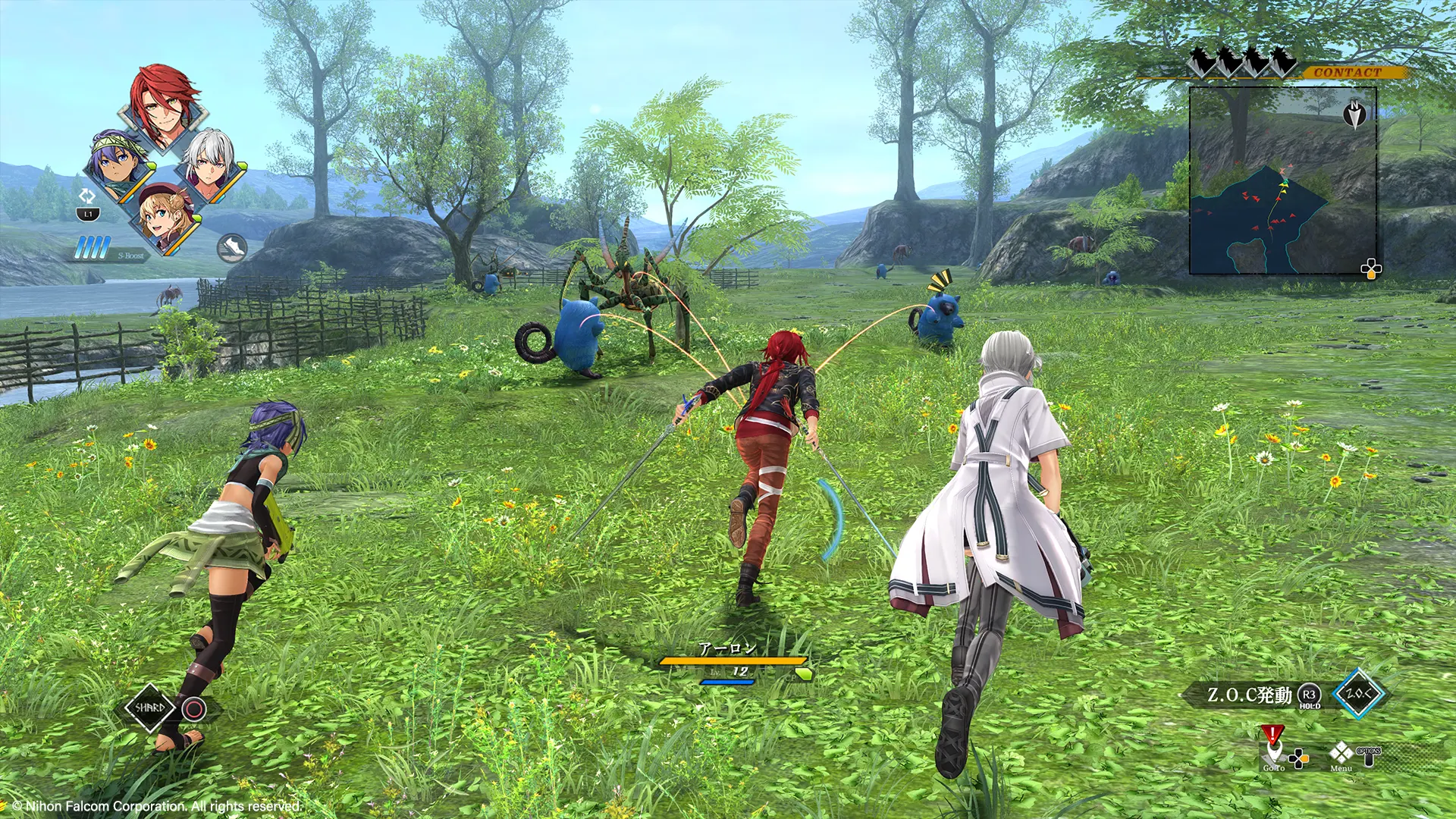Gameplay screenshot - Z.O.C Field Battle
