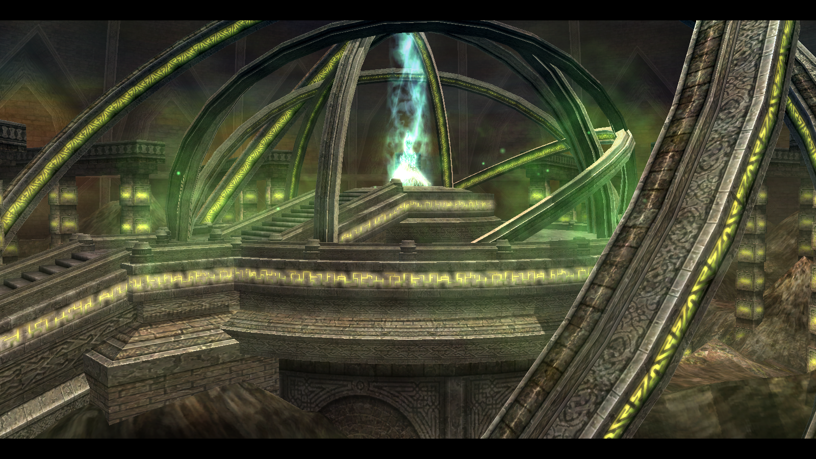 A chunk of Zemurian Ore forming in a Spirit Shrine