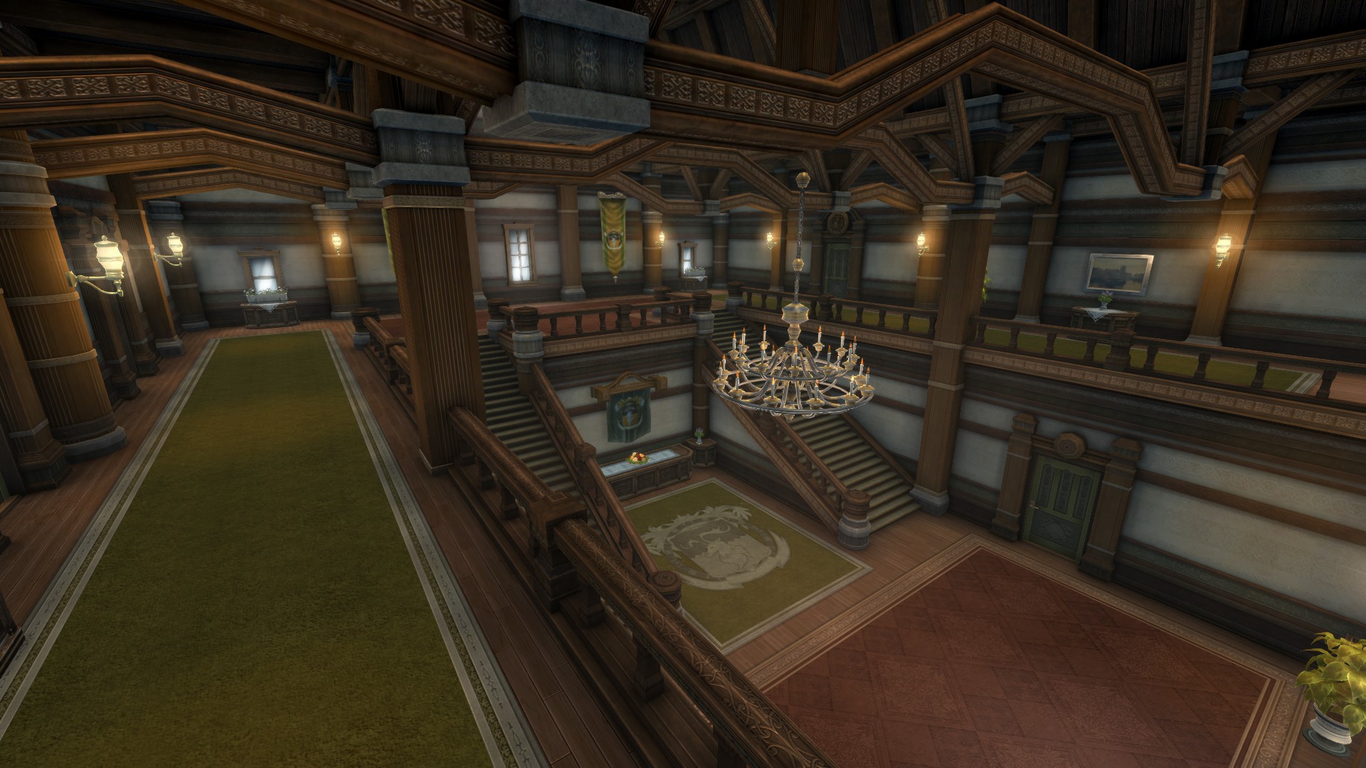Baron Schwarzer's Mansion interior