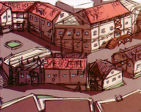 Crossbell Downtown concept art