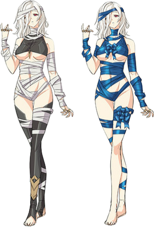 Alternate outfit concept art