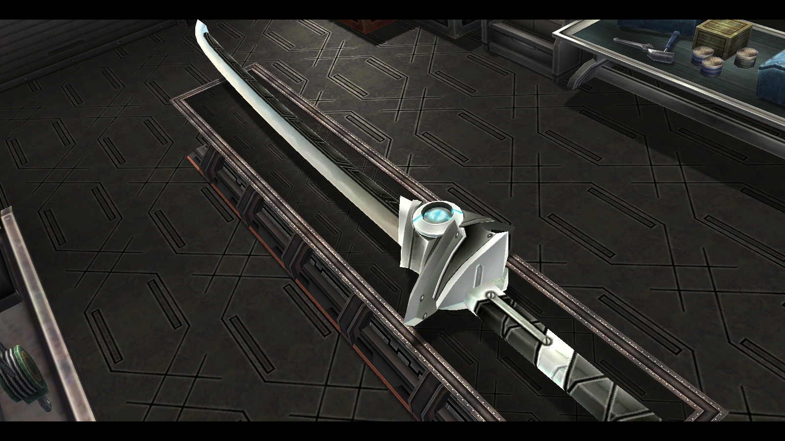 A weapon made from pure Zemurian Ore crystals