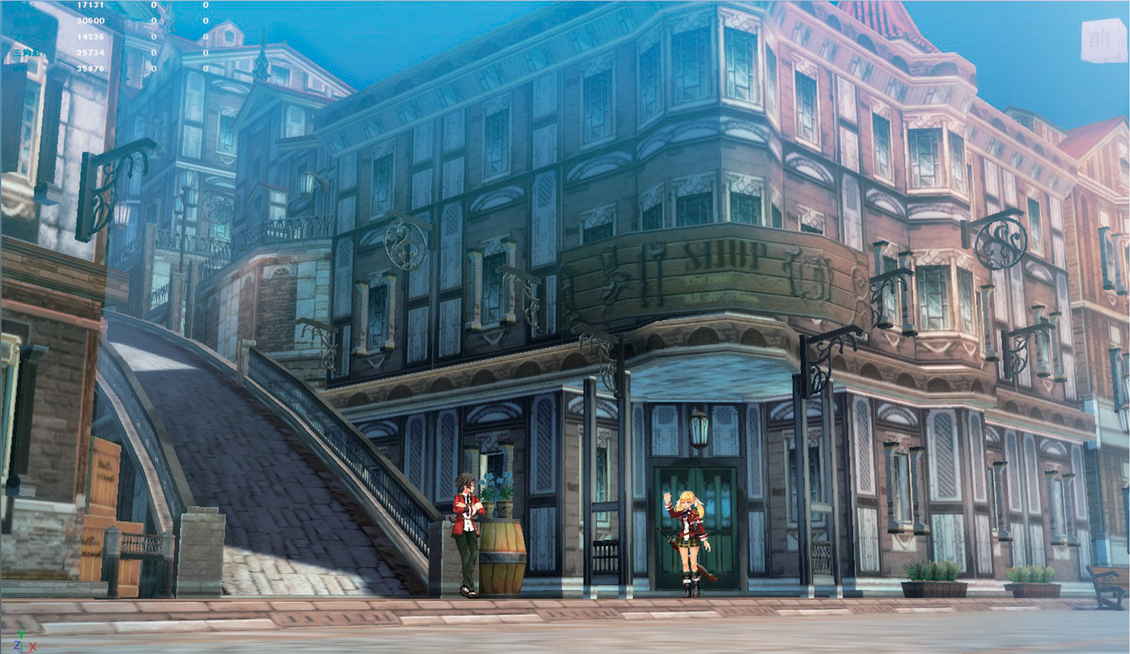 Early Rean and Alisa