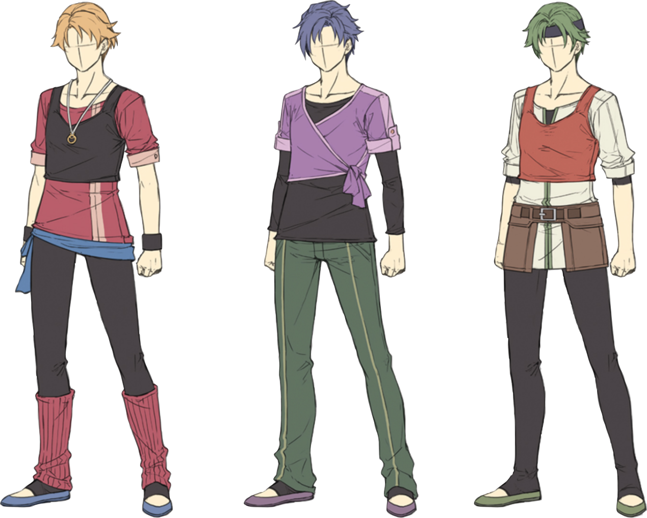 male performers concept art