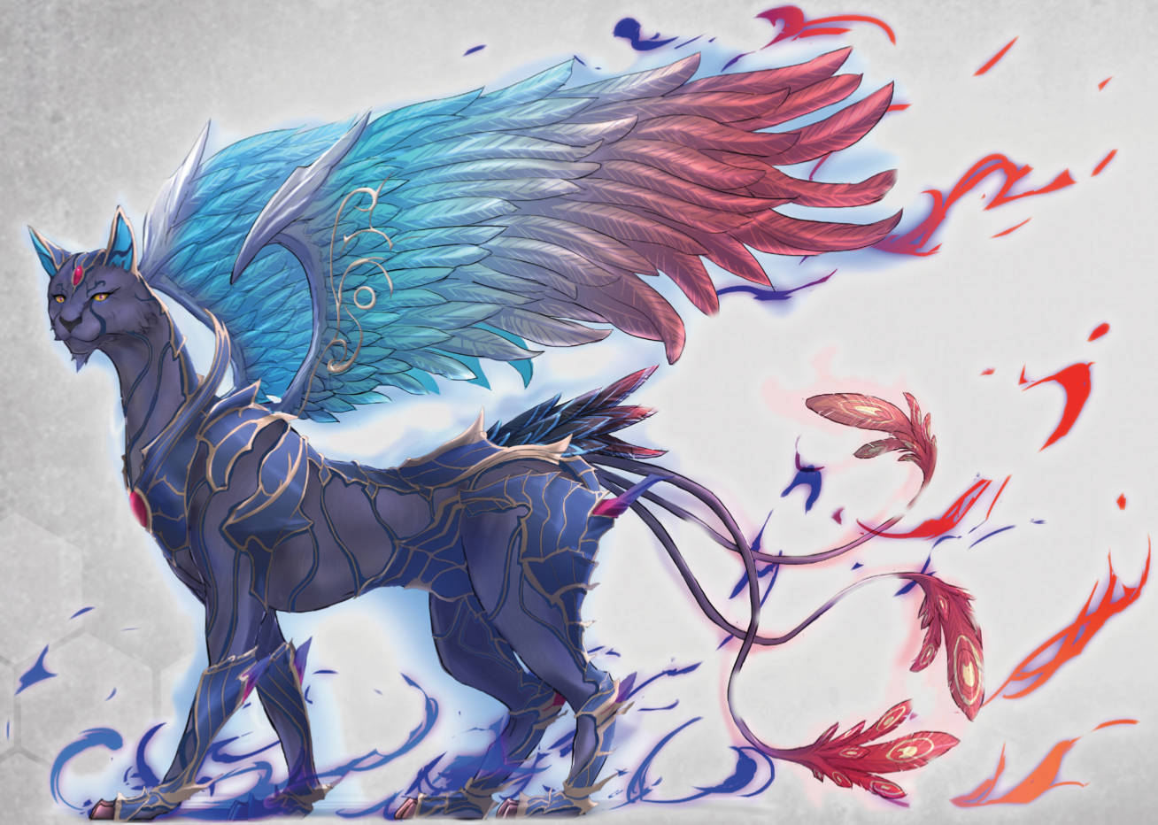 Burning Sphinx concept art