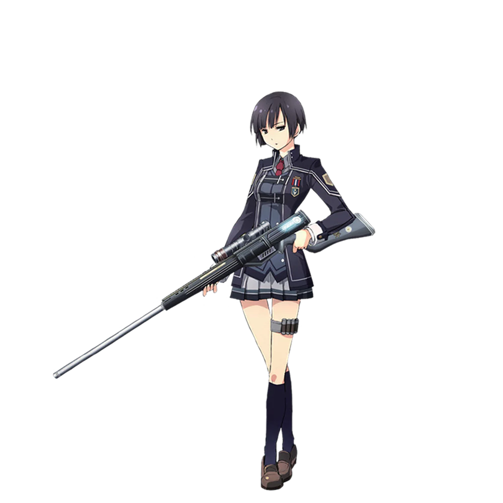 Maya with her sniper rifle