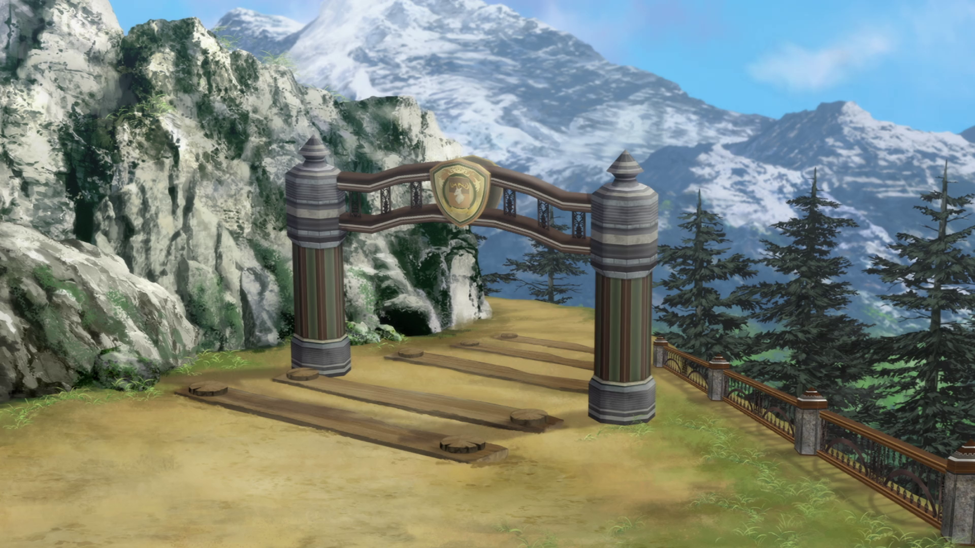 Ymir's Snowboard Course Entrance