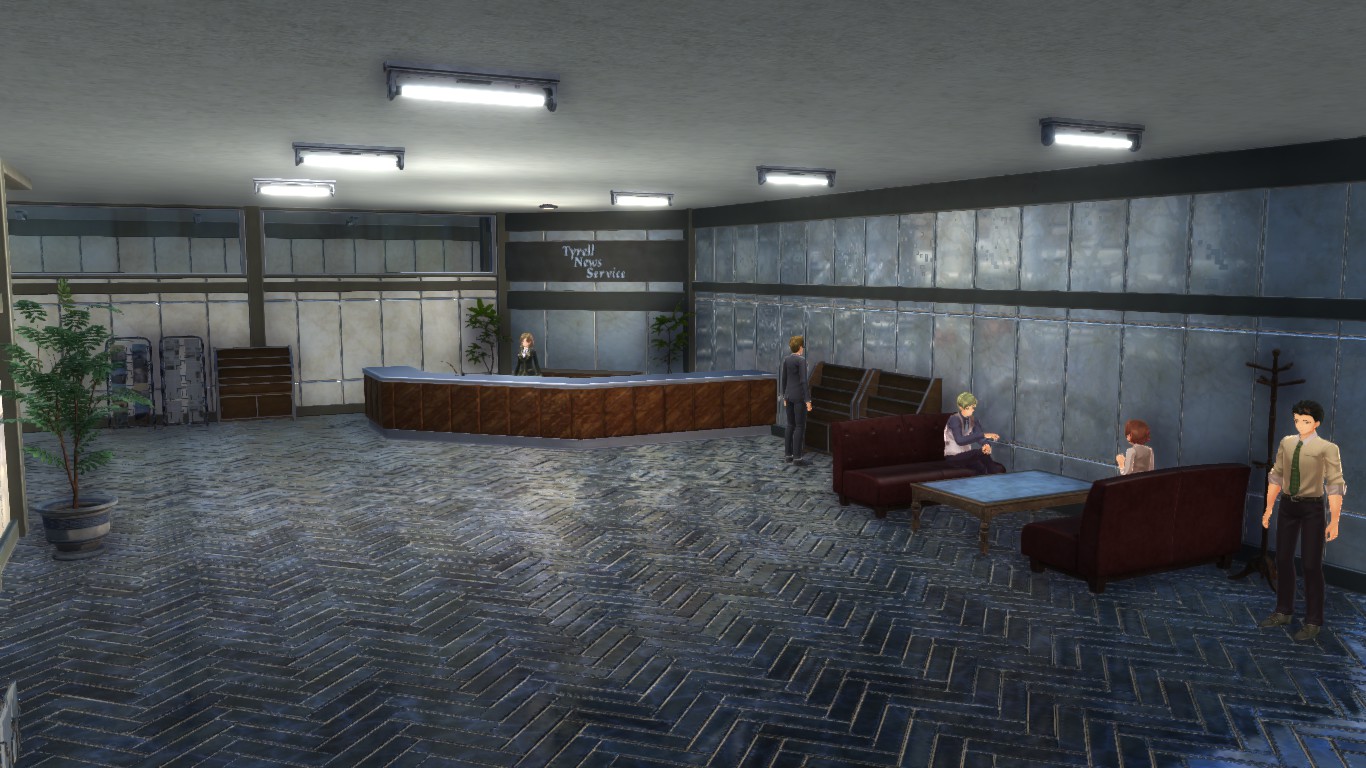 Tyrell News Service Interior