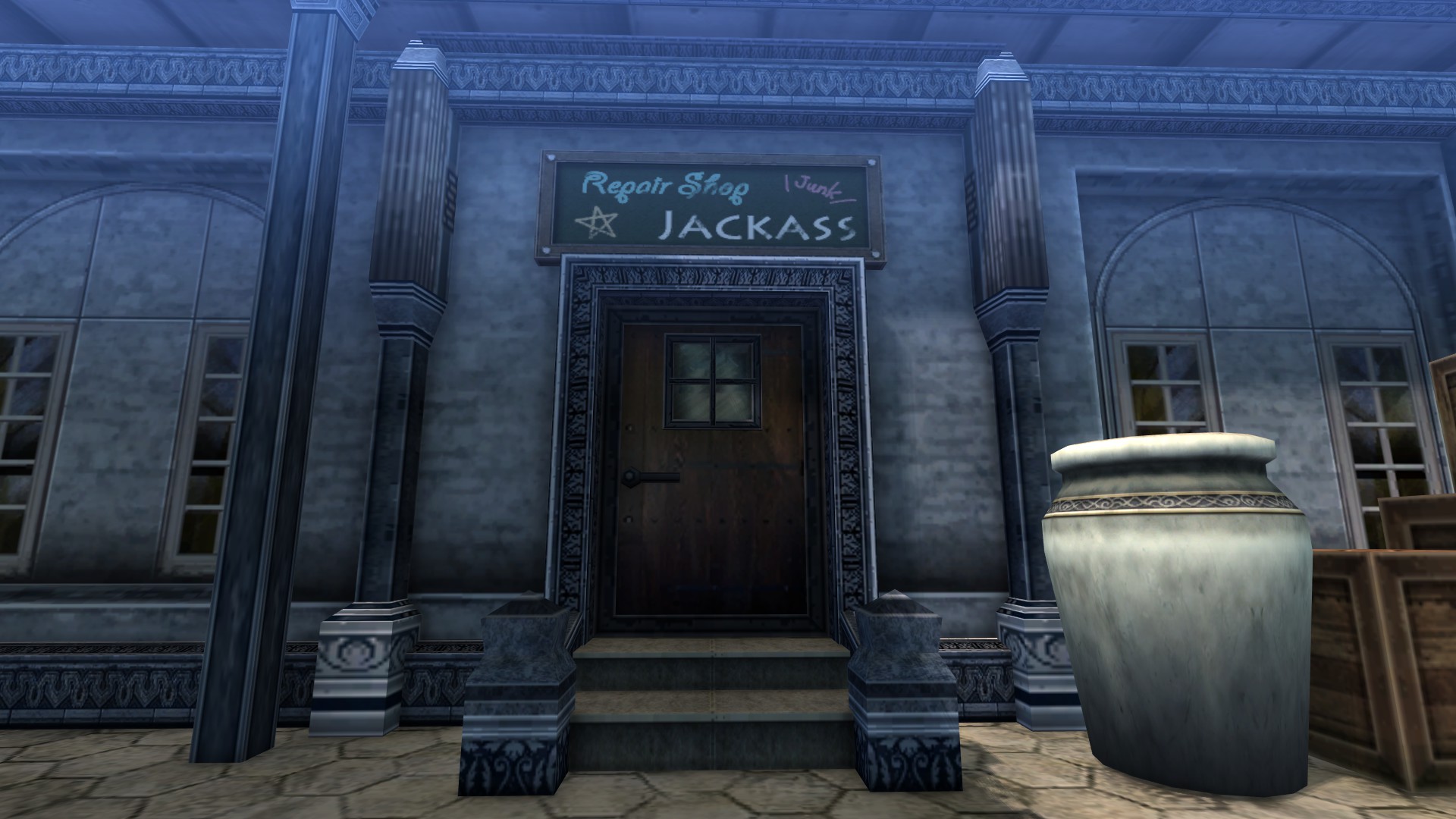 Jackass Repair Shop Exterior