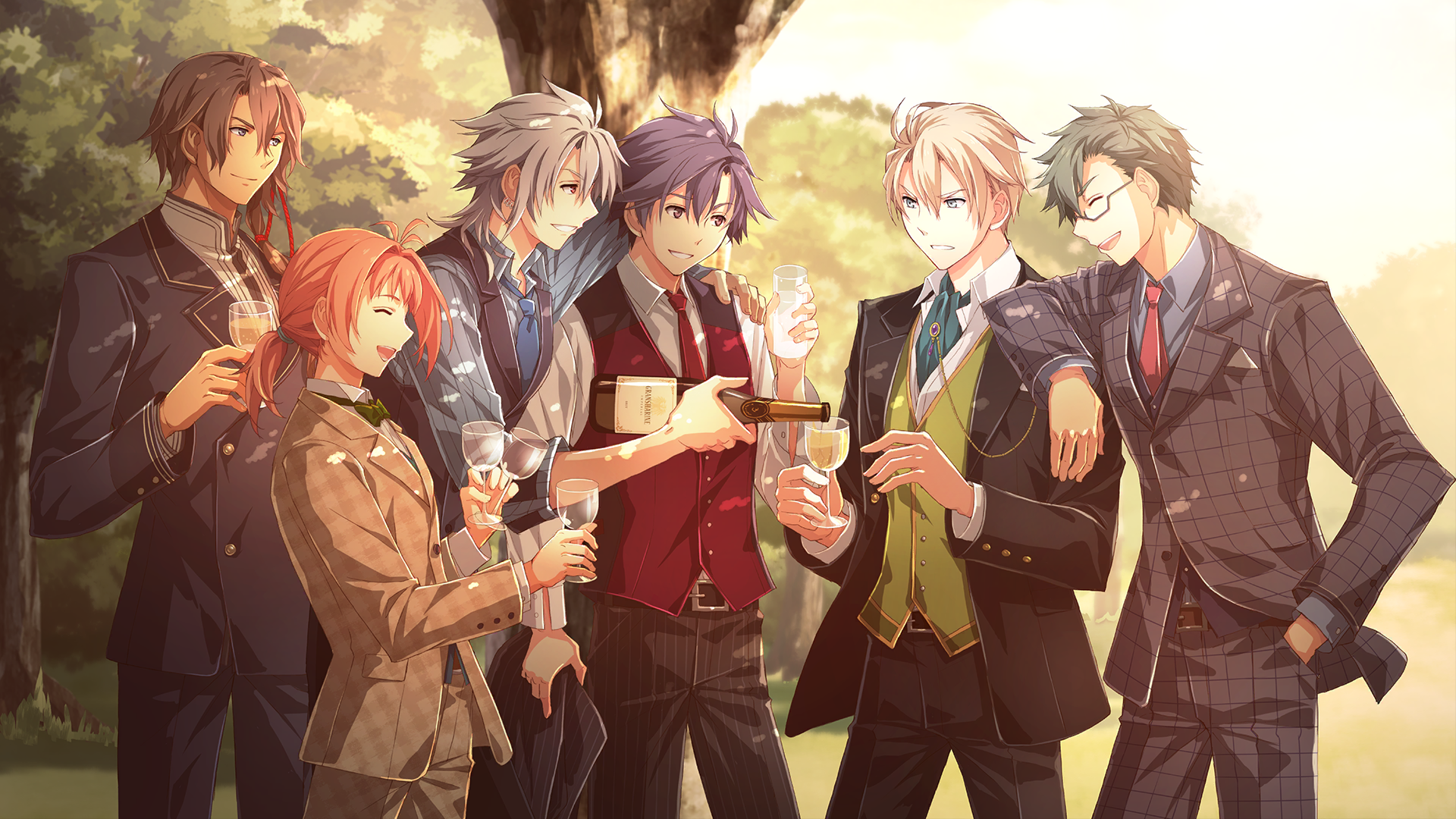 The men of Class VII at the Imperial Wedding