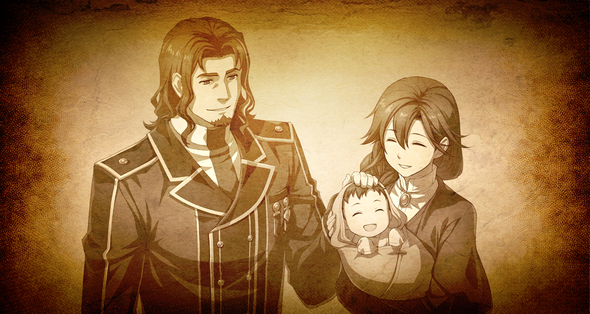 Flashback - Osborne and Kasia Osborne with a young Rean Schwarzer