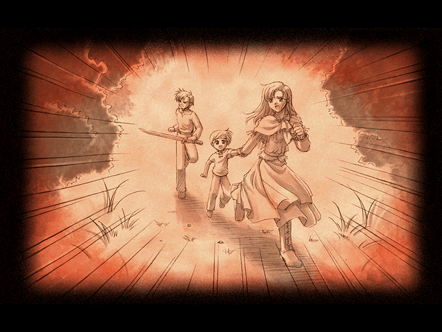 Memories: Karin, Joshua and Loewe escaping