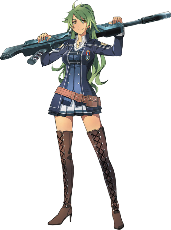 With rifle