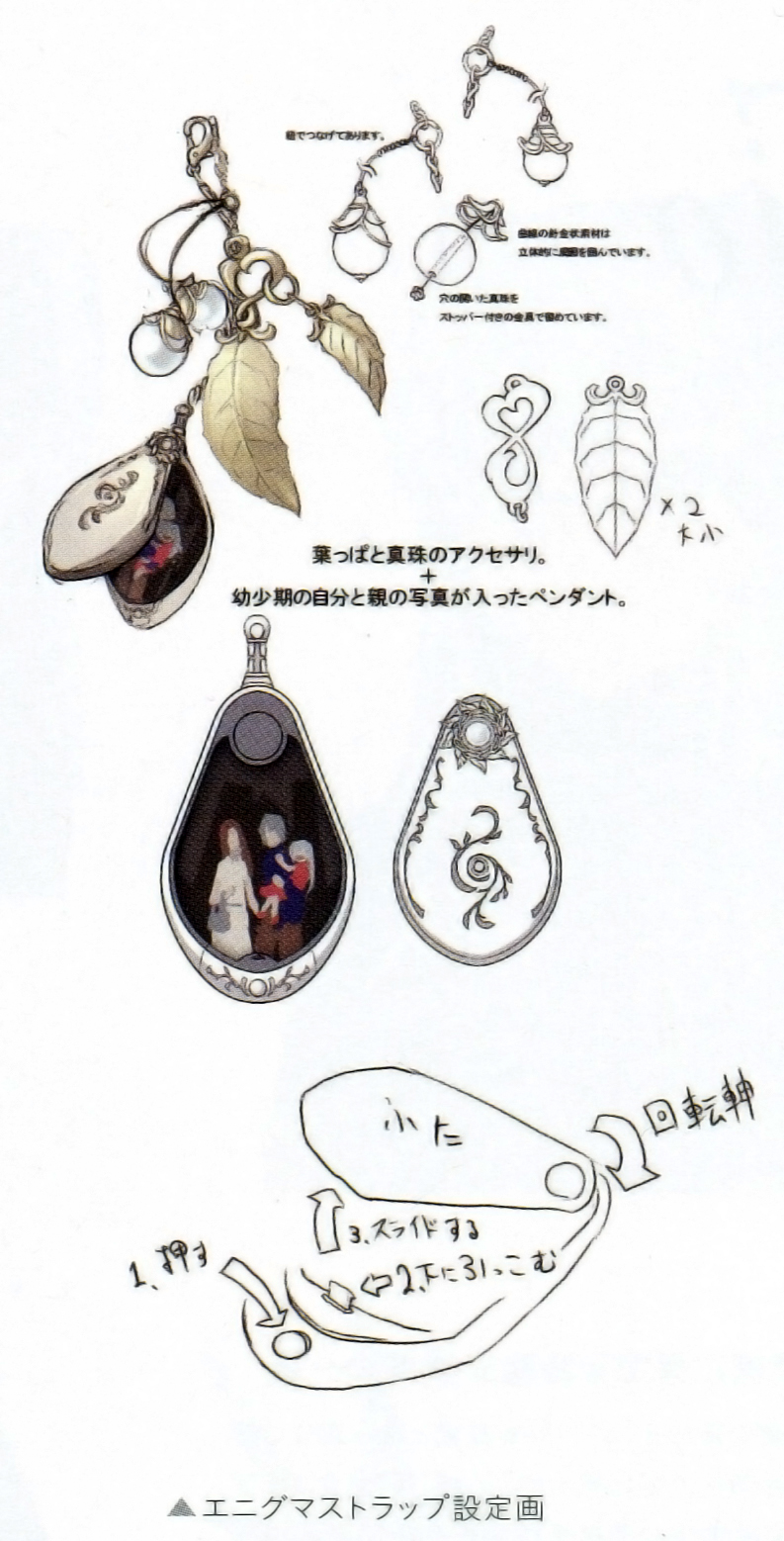 Concept art for Elie's Enigma strap.