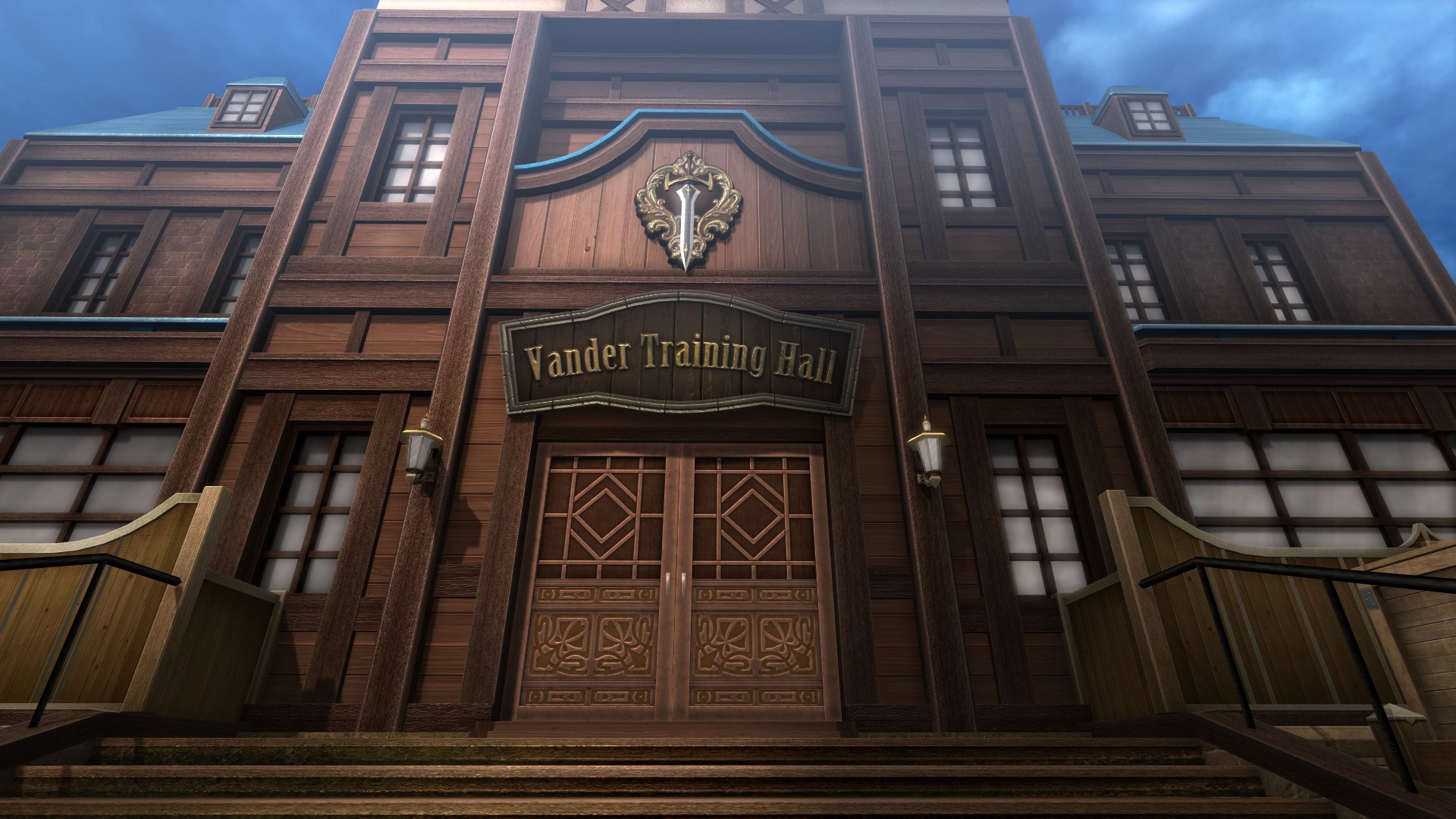 Vander Training Hall Exterior