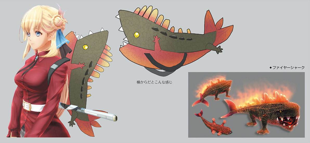 Back Accessory Set DLC - Fireshark-kun