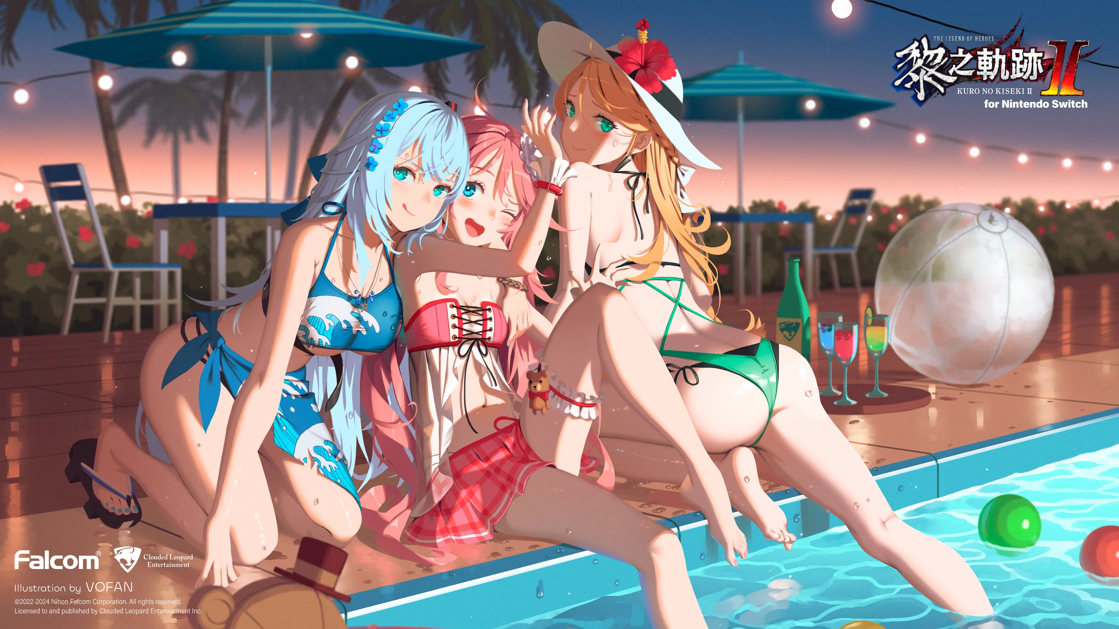 Elaine, Shizuna & Nadia by VOFAN