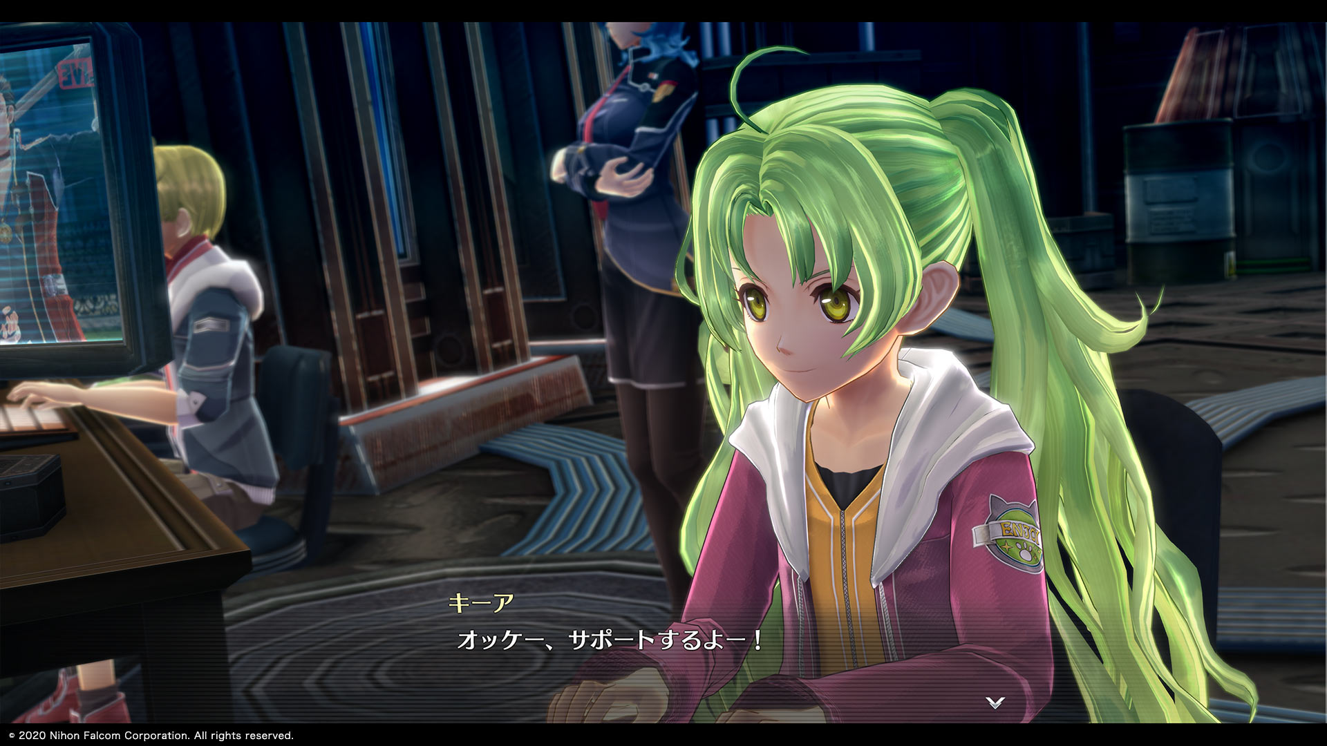 Promotional Screenshot of KeA with Jona Sacred and Sonya Baelz
