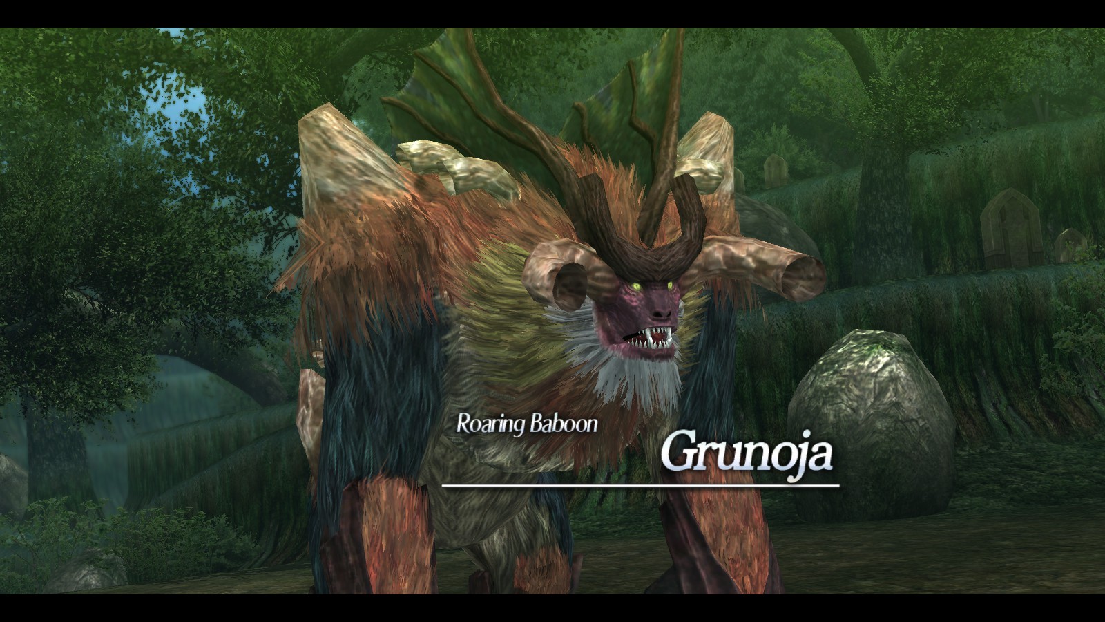 Grunoja, the guardian of the park