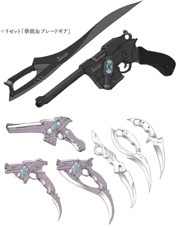 Risette's Blade and Gun Gear