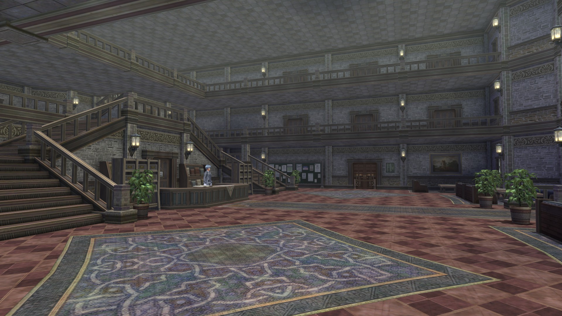 Upper Class Dorm Interior