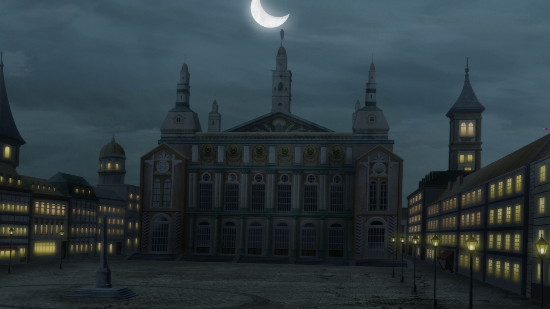 Former Balmund Palace Theater of the Arts at night