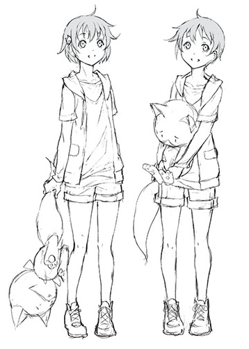 Concept art with Nana
