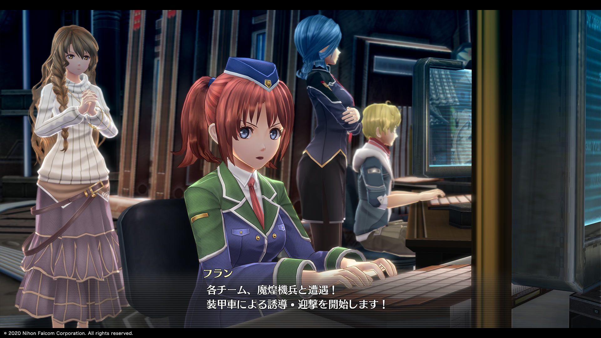 Promotional Screenshot of Fran with Cecile Neues, Sonya Baelz and Jona Sacred