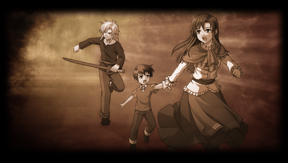 Memories: Karin, Joshua and Loewe escaping (EVO)