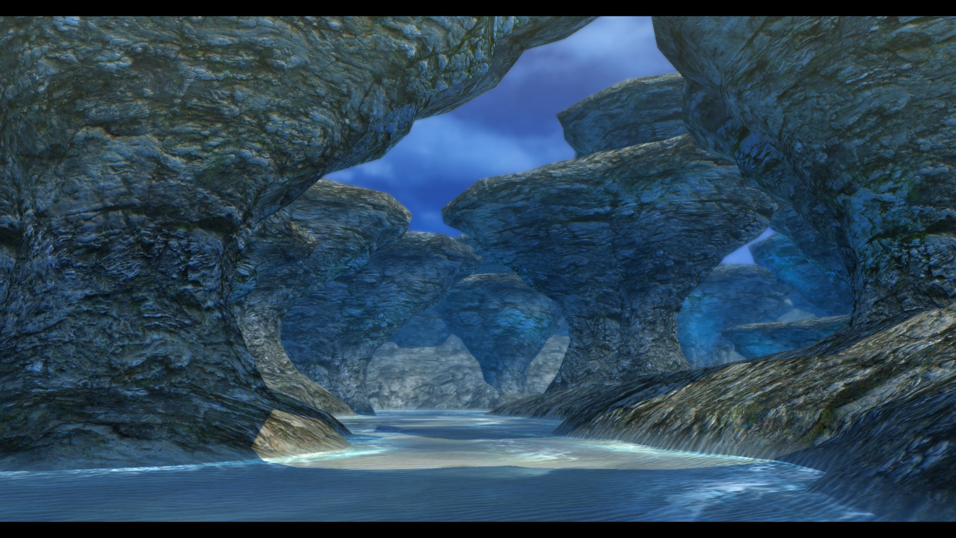 Scenic photo of the Marine cave on Auros Coastal Road