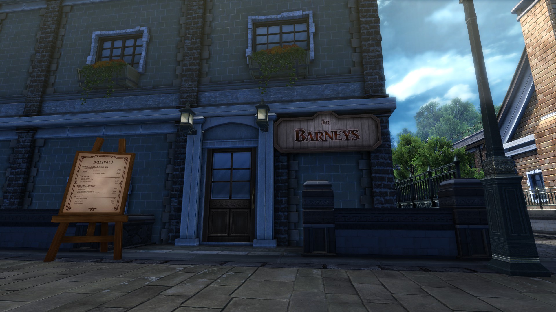 Barney's Tavern & Inn Side Entrance
