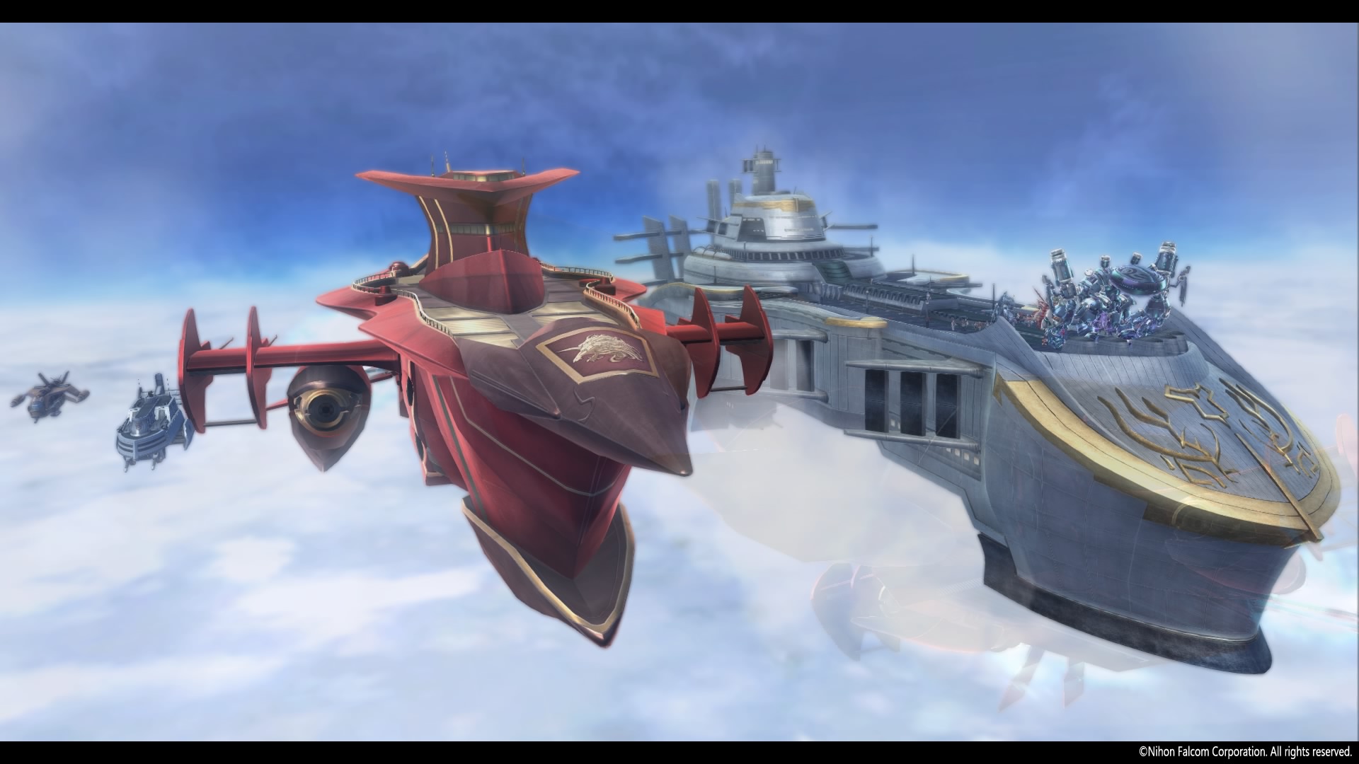 The Pantagruel alongside with Courageous II.