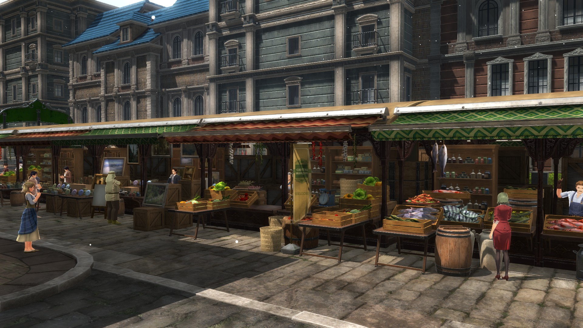 Centre Marché Stalls