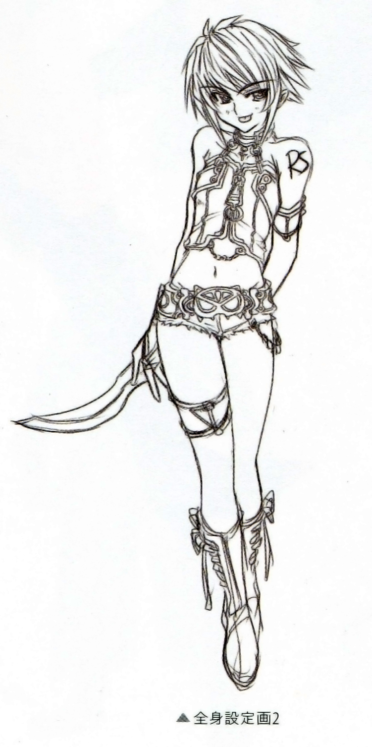 Full-length sketch 2