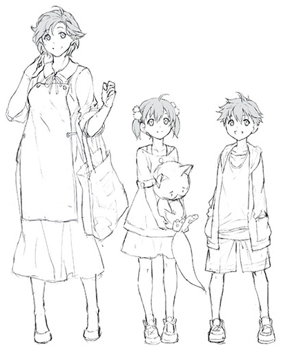 Concept art with Nana & Ken