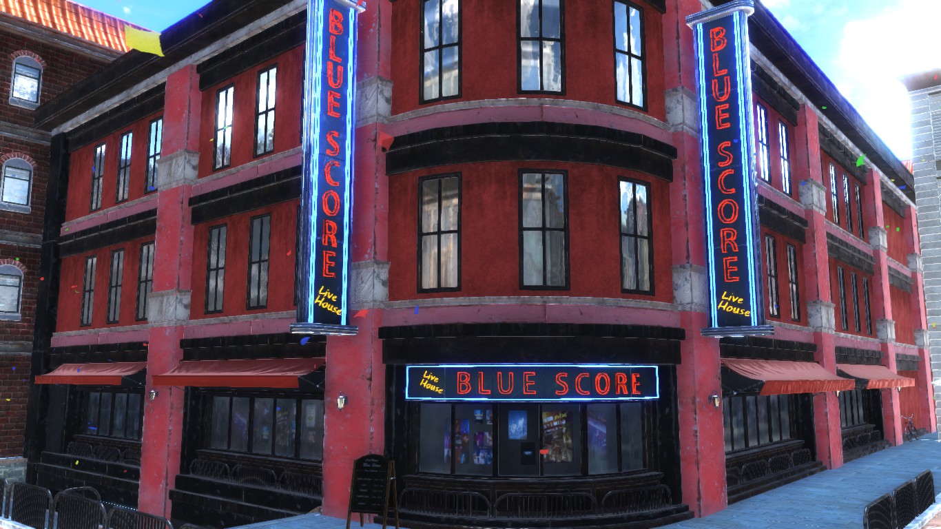 Blue Score Concert Hall Exterior