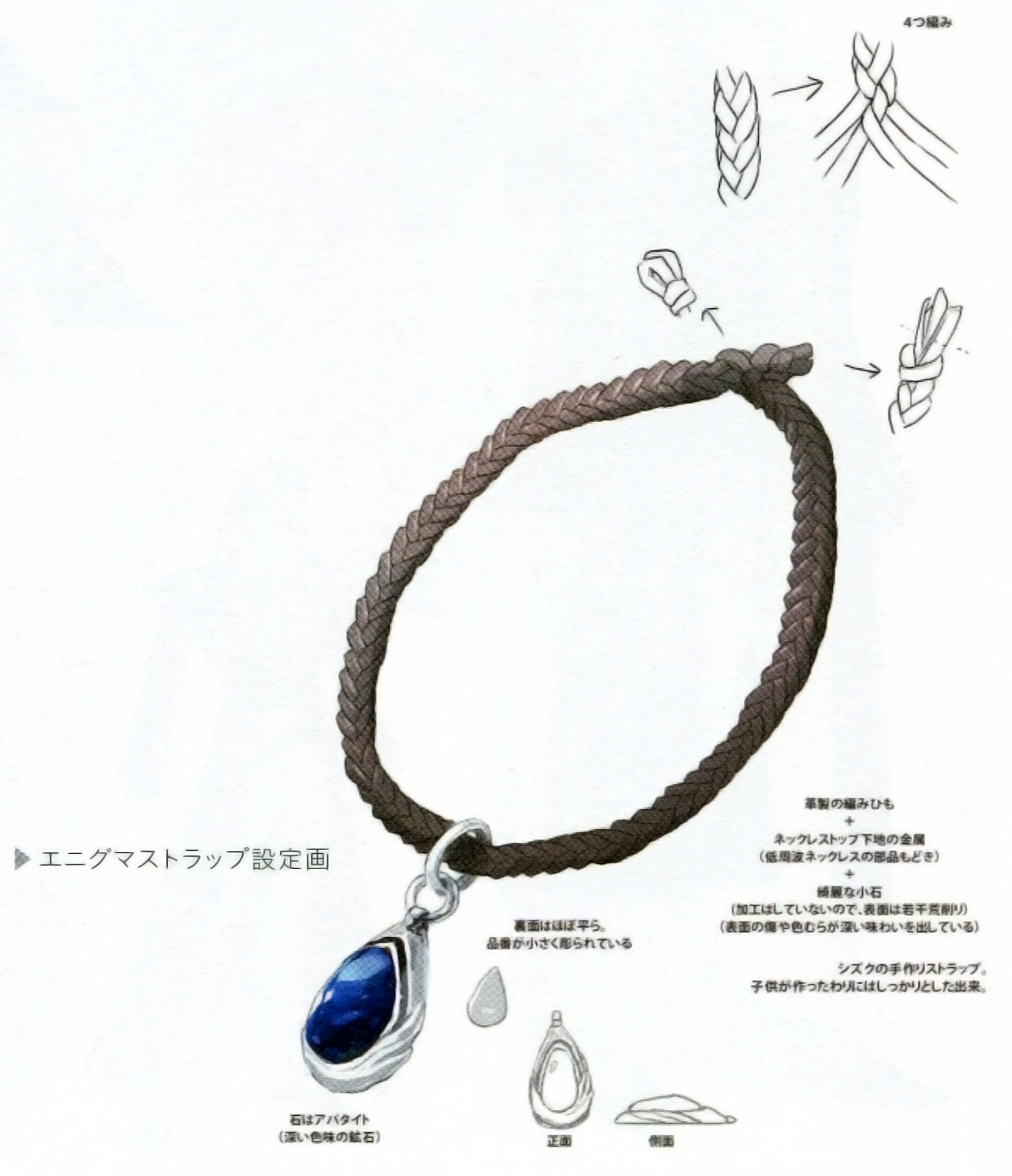 Concept art for Arios's ENIGMA's strap